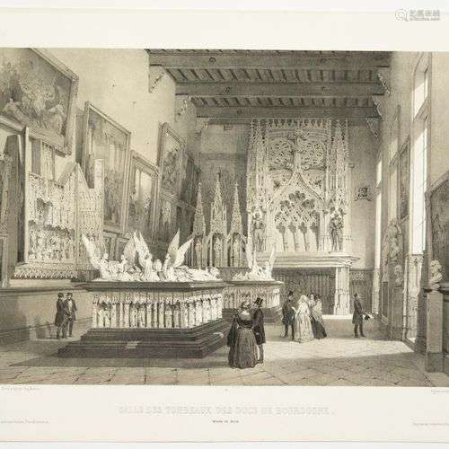 DIJON (21). « Salle des TOMBEAUX DES DUCS DE BOURGOGNE. Musé...