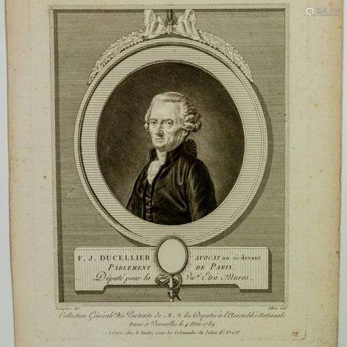 François Jacques DUCELLIER, Avocat, Député du Tiers-Etat pou...