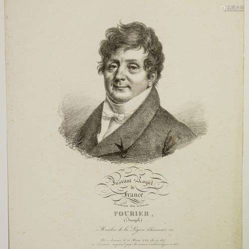 Joseph FOURIER, de l’Institut Royal de France, Physicien, Se...