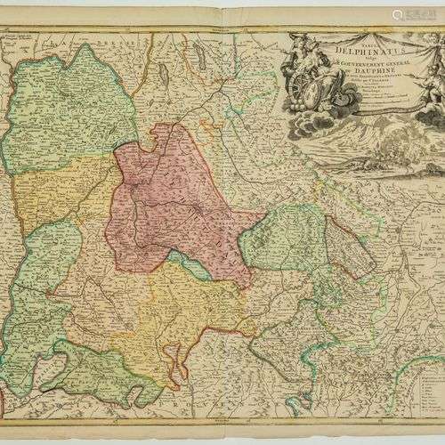 Carte XVIIIe du DAUPHINÉ : « Tabula Delphinatus, vulgo Le Go...