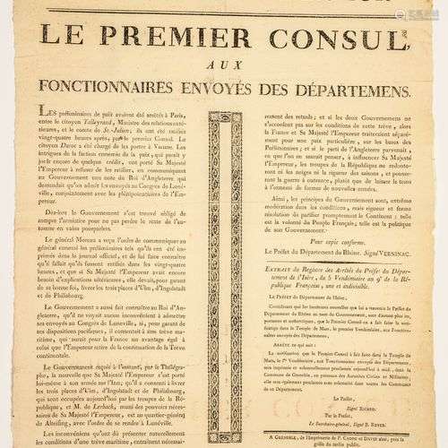 TRAITÉ DE LUNÉVILLE DU 9 Février 1801 (20 Pluviôse an 9). « ...