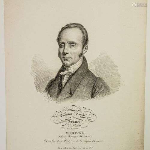 Charles François BRISSEAU de MIRBEL, Botaniste, de l’Institu...