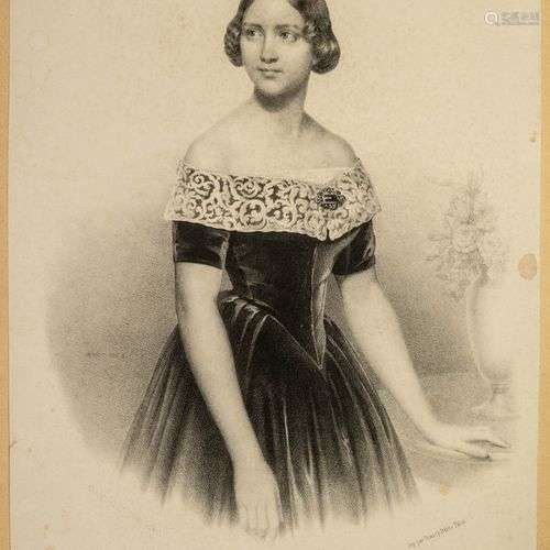 Jenny LIND, Cantatrice Suédoise. (1820 – 1887). Litho. (35 x...