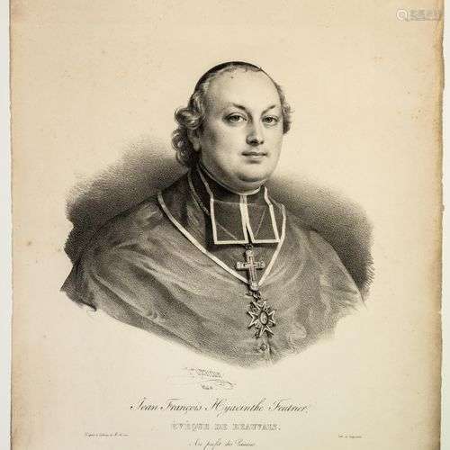 Jean François Hyacinthe FEUTRIER Évêque de BEAUVAIS en 1826,...