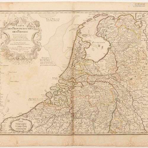 PAYS-BAS 1780. « Carte des Provinces Unies des PAYS-BAS, par...