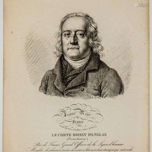 Comte De BOISSY D’ANGLAS (François Antoine,) Ardèche 1756-18...