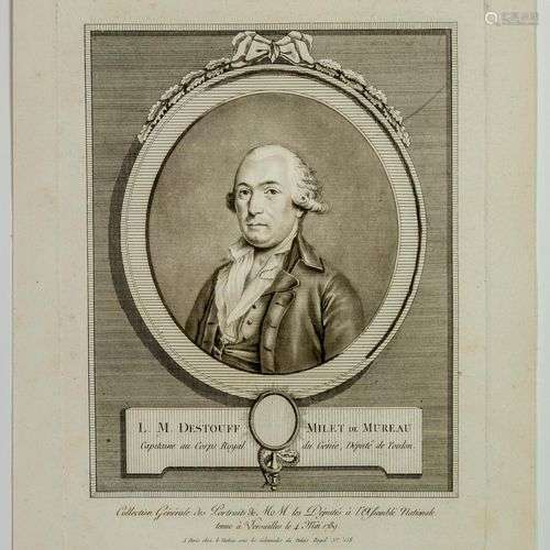 VAR. Louis Marie Antoine DESTOUFF, Baron de MILET DE MUREAU,...