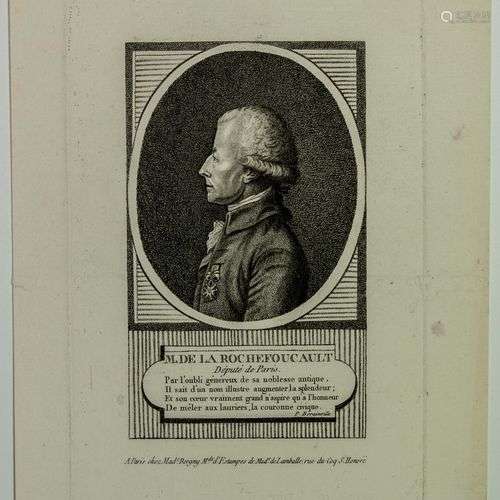 Louis Alexandre De La ROCHEFOUCAULT, Député de PARIS aux Éta...