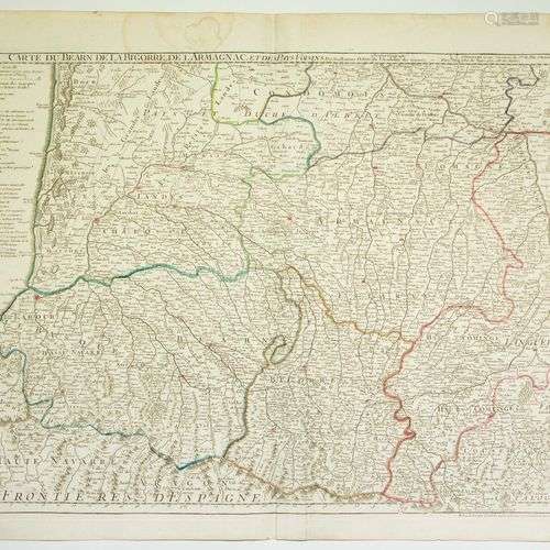 « Carte du BÉARN, DE LA BIGORRE, DE L’ARMAGNAC, et des Pays ...