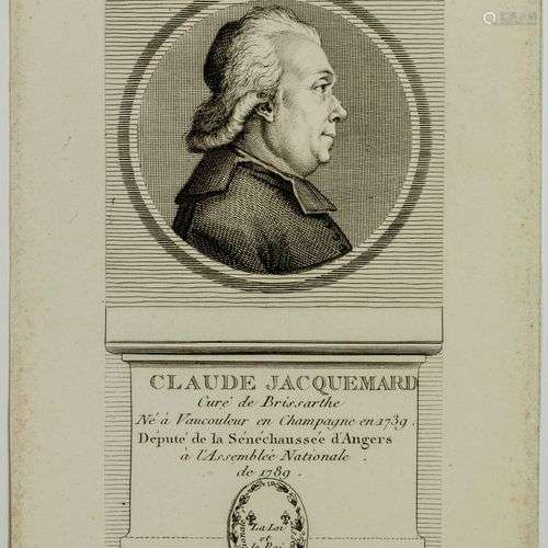 Claude JACQUEMARD, Curé de Brissarthe, Député de la Sénéchau...