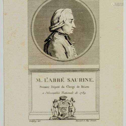 M. l’Abbé SAURINE (Jean Baptiste Pierre), Premier Député du ...