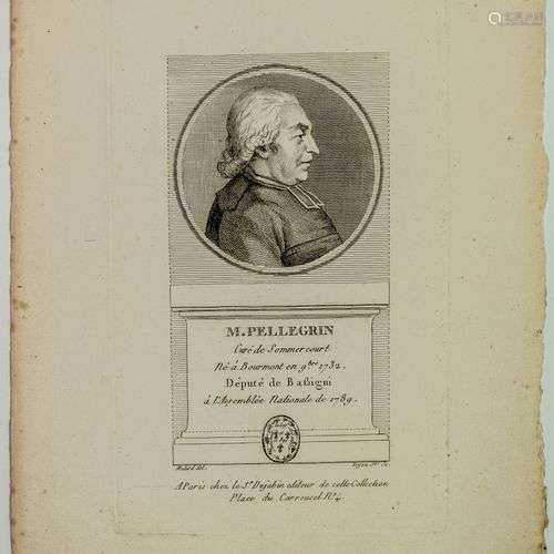 HAUTE-MARNE. Louis François Claude PELLEGRIN, Curé de Sommer...