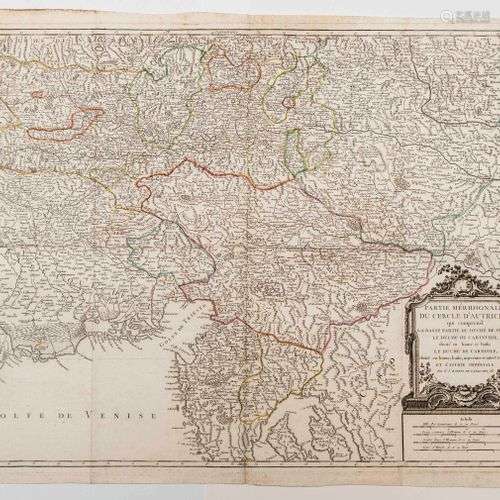 Carte XVIIIe : « Partie méridionale du cercle d’AUTRICHE, qu...