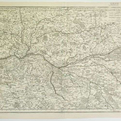 « Carte particulière d’ANJOU et de TOURAINE ou de la partie ...