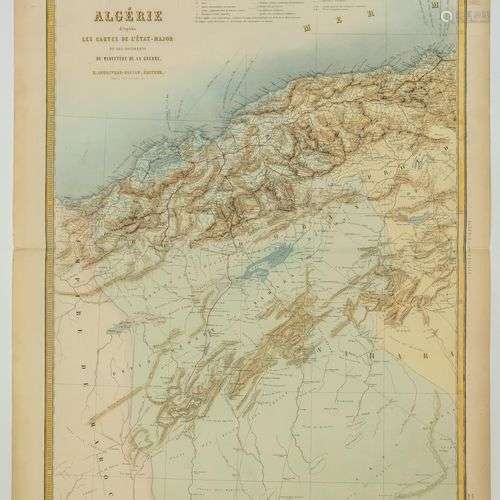 Carte : « ALGÉRIE, d’après les Cartes de l’état-major et les...