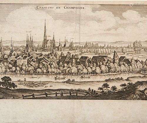 (MARNE. GRAVURE) - CHALONS EN CHAMPAGNE (51) - Gravure XVII°...