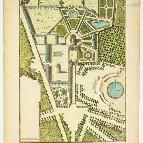 YVELINES. « LA MÉNAGERIE DE VERSAILLES » Début XVIIIe. A Par...