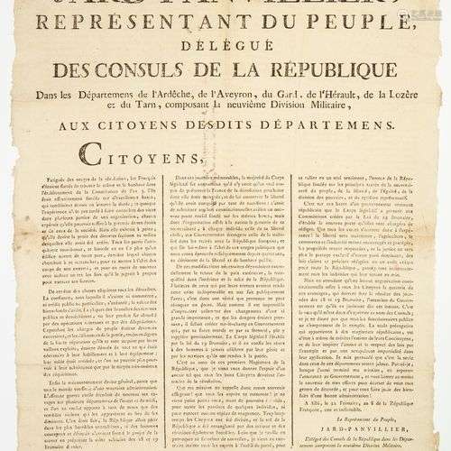 «JARD-PANVILLIER, Représentant du Peuple, délégué des CONSUL...