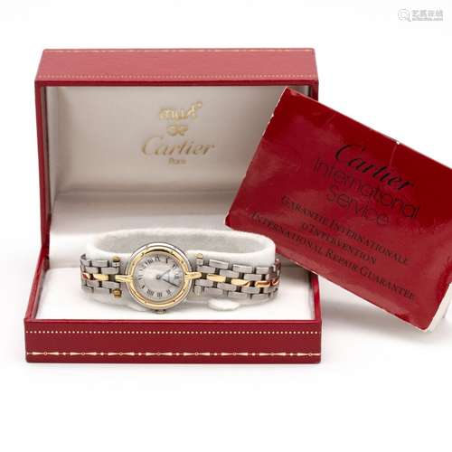 CARTIER Vendôme N°669205016. Montre en or jaune (750) 18K et...