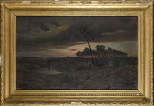 Louis DUTASTA (1851 - ?) Paysage Huile sur toile Datée 1872 ...