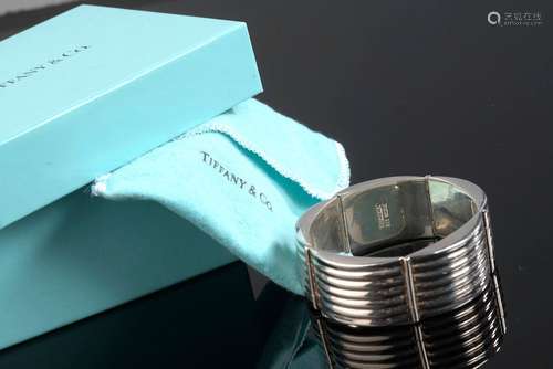 TIFFANY & Co.Bracelet manchette en argent 925 millièmes comp...