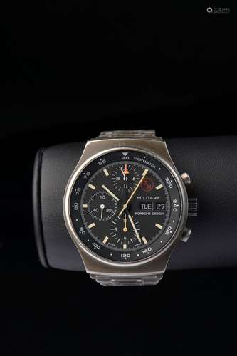 PORSCHE DESIGN.Montre bracelet d'homme chronographe en acier...