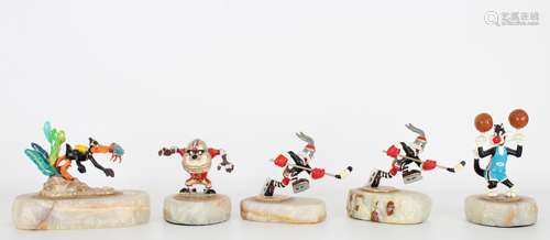 (5) Ron Lee Warner Bros Sport Figurines