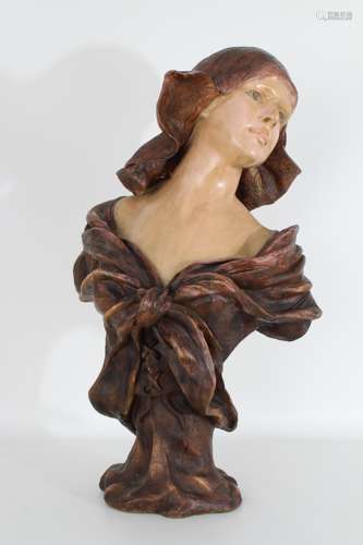 Art Deco Female Bust