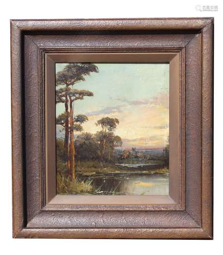 After Backus, Signed Florida Landscape