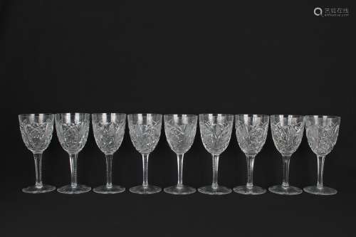 (9) Baccarat 'Bogota' Goblets