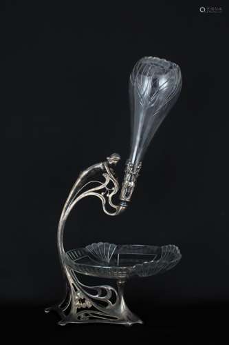 Exceptional Art Nouveau Epergne