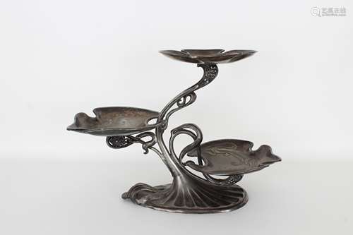 Art Nouveau Spelter Epergne