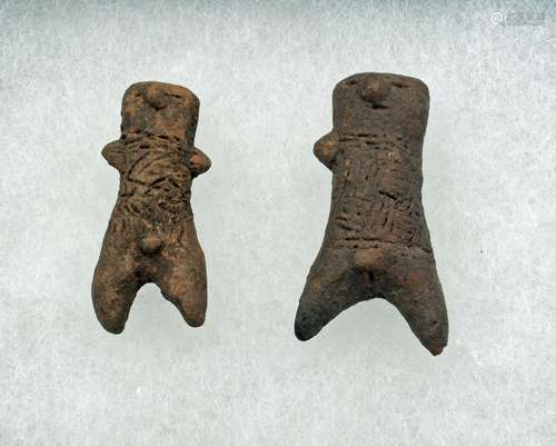 Pair of Machalilla Figures - Ecuador