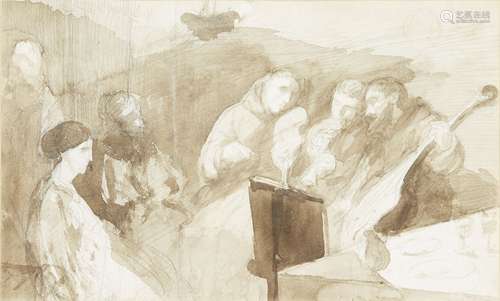 Alphonse Legros RE, Français/Britannique 1837-1911- Figures ...