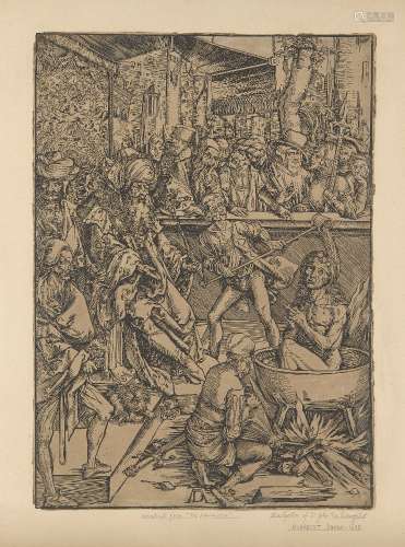 D'après Albrecht Dürer,Allemand 1471-1528-Le martyre de sain...