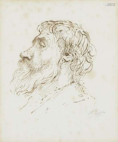 Alphonse Legros RE, Français/Britannique 1837-1911- Étude de...