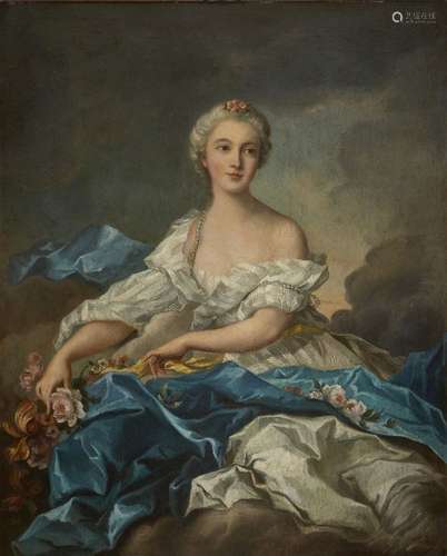 Disciple de Jean Marc Nattier, Français 1685-1766- Portrait ...