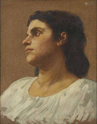 Alphonse Legros RE, Français/Britannique 1837-1911- Portrait...