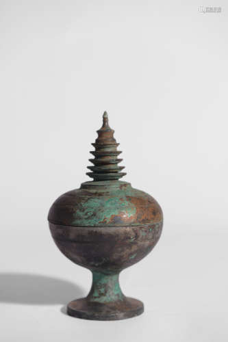 BRONZE STUPA