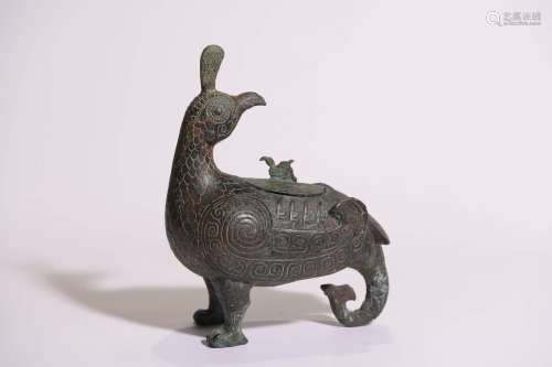 BRONZE RITUAL BIRD