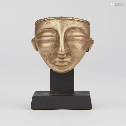 Pre-Columbian Style Quimbaya Gold Mask