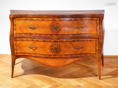 Commode, Naples, Around 1750