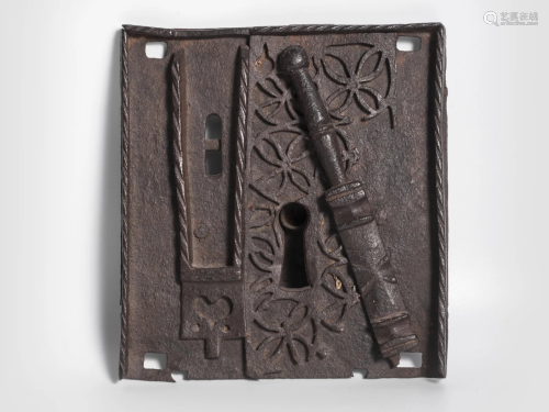 Gothic iron lock, Around 1500, France or Italy