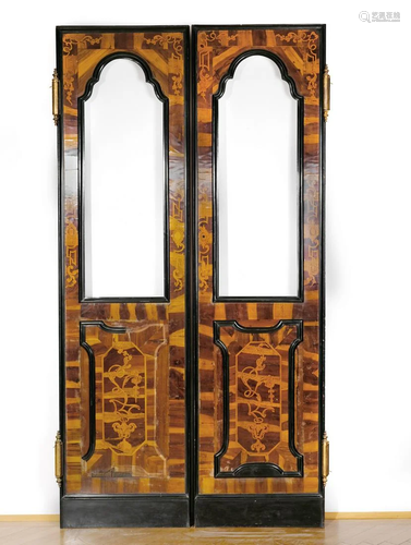 Pair of courtly Venetian folding doors