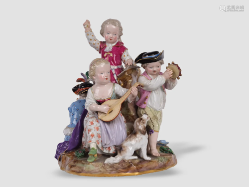 Meissen porcelain, Children playing music