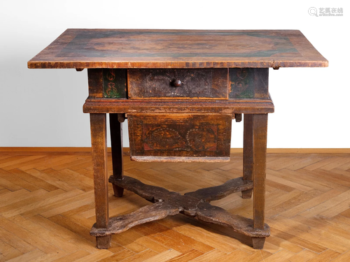 Flour table, Alpine style, Around 1800