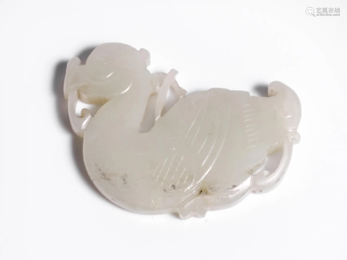 Jade duck, Yuan dynasty or Early Ming dynasty