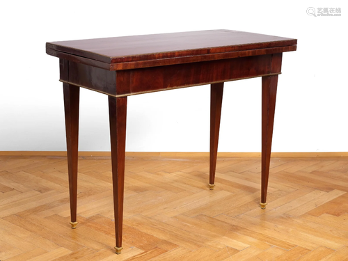 Console - game table, Empire, around 1810