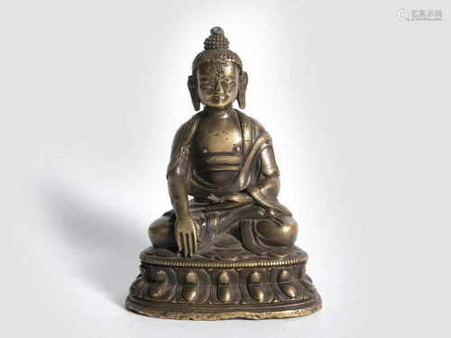 Sitting Buddha, 17th - 19th century or earlier