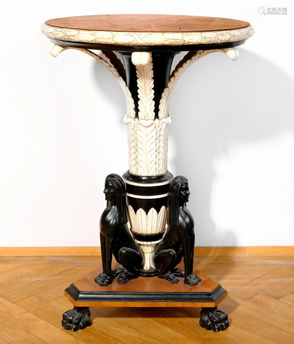 Elegant Empire salon table, 